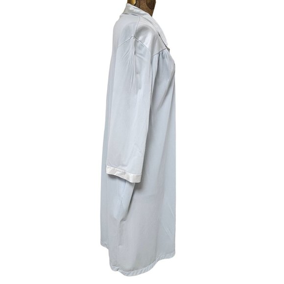Vintage Vanity Fair House Coat Womens Large Silky Satin Button Front Robe - Picture 4 of 7